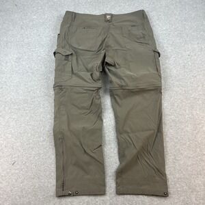 KUHL Renegade Convertible Stealth Zip Off‎ Hiking Cargo Pants Tan Size 38x30